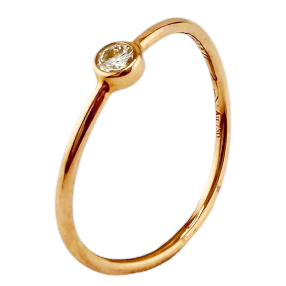 TIFFANY & CO. 18k Gold Diamond Ring